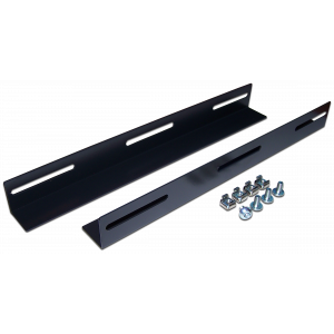 Держатели тяжелого оборудования для шкафов, 2 шт., черные